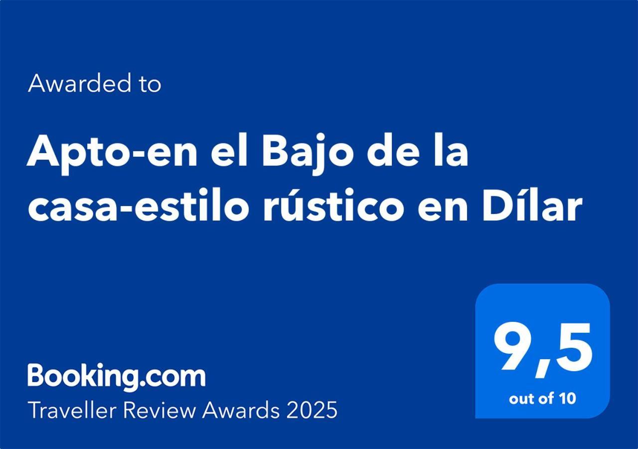 Apto-En El Bajo De La Casa-Estilo Rustico En 딜라르 외부 사진